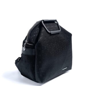 черна дамска раница SP771 елегантна кожена раница за жени