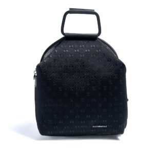 черна дамска раница SP771 елегантна кожена раница за жени