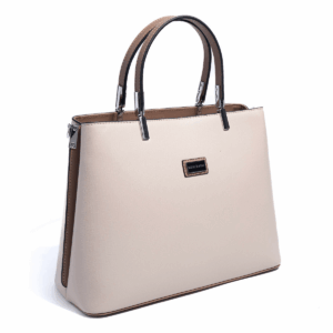 дамска бежова чанта SP924 Duz Bej Latte елегантна чанта за ръка