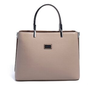 дамска бежова чанта SP924 Koyu Bej Latte елегантна чанта за ръка