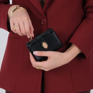 Дамски кожен портфейл Silver & Polo SP1199 с цип – червен цвят