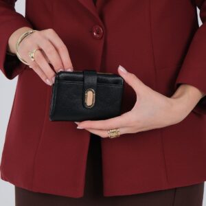 Дамски кожен портфейл Silver & Polo SP1199 с цип – червен цвят