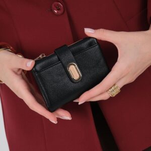 Дамски кожен портфейл Silver & Polo SP1199 с цип – червен цвят