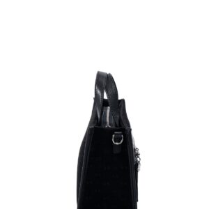 Дамска чанта Silver & Polo SP1271 черна с къса дръжка и дълга презрамка