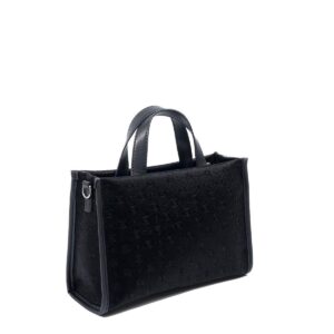 Дамска чанта Silver & Polo SP1271 черна с къса дръжка и дълга презрамка