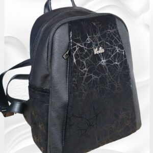 Черна луксозна дамска раница Vedis 3771 от еко кожа – елегантен модерен модел