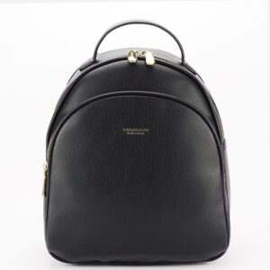 Дамска раница Diana&Co черна от еко кожа – елегантна малка раница за ежедневието