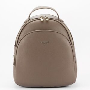 Дамска раница Diana&Co taupe от еко кожа – елегантна малка раница за ежедневието