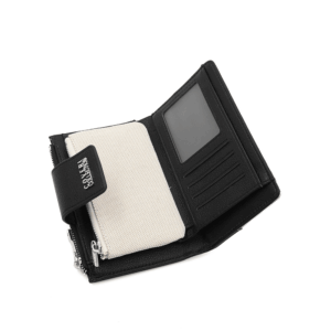 дамско портмоне Coveri Collection бежово еко кожа компактно