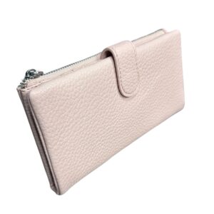 Дамско портмоне Eslee пепел от рози от еко кожа с отделения за карти, банкноти и монети