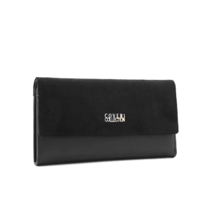 Луксозно дамско портмоне Coveri Collection 1 луксозно дамско портмоне Coveri Collection черно елегантно портмоне за жени