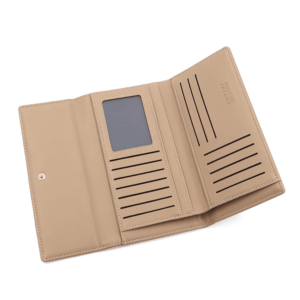 луксозно дамско портмоне Coveri Collection визон елегантно портмоне за жени