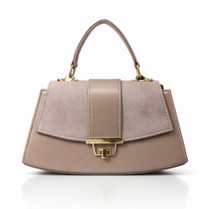 Малка дамска чанта визон – елегантна дамска чанта с къса дръжка