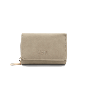 малко дамско портмоне Coveri Collection визон компактно портмоне за жени