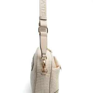 Дамска чанта Silver & Polo SP1094 бежова елегантна чанта с дълга презрамка
