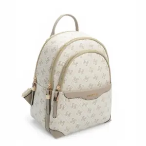 Дамска раница Silver & Polo SP1265 в светъл цвят с елегантен дизайн и златисти детайли