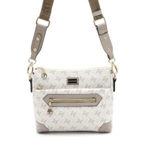 Дамска чанта Silver&Polo SP11110 в цвят пясъчно бежово от еко кожа – Loriiv
