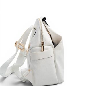 Дамска раница и чанта 2 в 1 Silver & Polo SP771 бяла от еко кожа с елегантен ежедневен дизайн