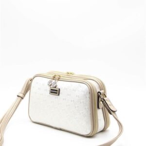 Дамска чанта Silver&Polo SP899 в цвят седеф – водоустойчива еко кожа с регулируема презрамка