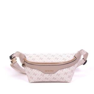 Дамска чанта Silver&Polo Bej Kum Monogram от водоустойчива еко кожа с регулируема презрамка
