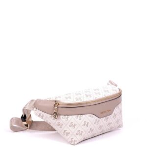 Дамска чанта Silver&Polo Bej Kum Monogram от водоустойчива еко кожа с регулируема презрамка