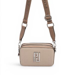 Дамска чанта Silver&Polo бежова от еко кожа с регулируема презрамка