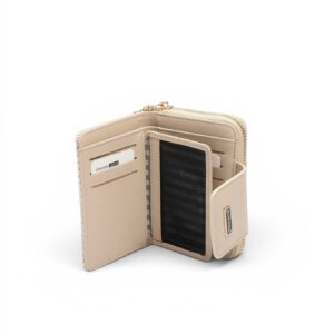 Дамски портфейл Silver&Polo Kum Beji Ekose от еко кожа с отделения за карти и цип