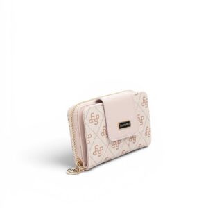 Дамски портфейл Silver&Polo Pembe Pudra от еко кожа с отделения за карти и цип