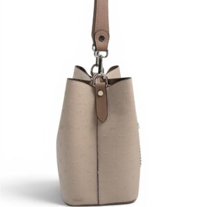 Дамска чанта Silver&Polo бежова от еко кожа с дълга дръжка – Latte Fashion