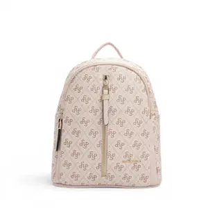 Дамска раница Silver&Polo пудра от водоустойчива еко кожа 28x23x14 см