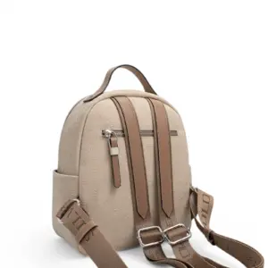 SP1130 Kadın Sırt Çantası Fashion Bej - Latte SP1130-M158 3 Дамска раница Silver&Polo от водоустойчива еко кожа – бежова