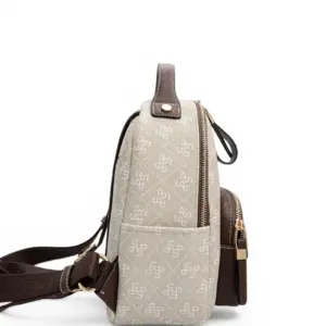 Дамска раница Silver&Polo SP1130 от водоустойчива фолирана еко кожа в цвят Tas Kahve