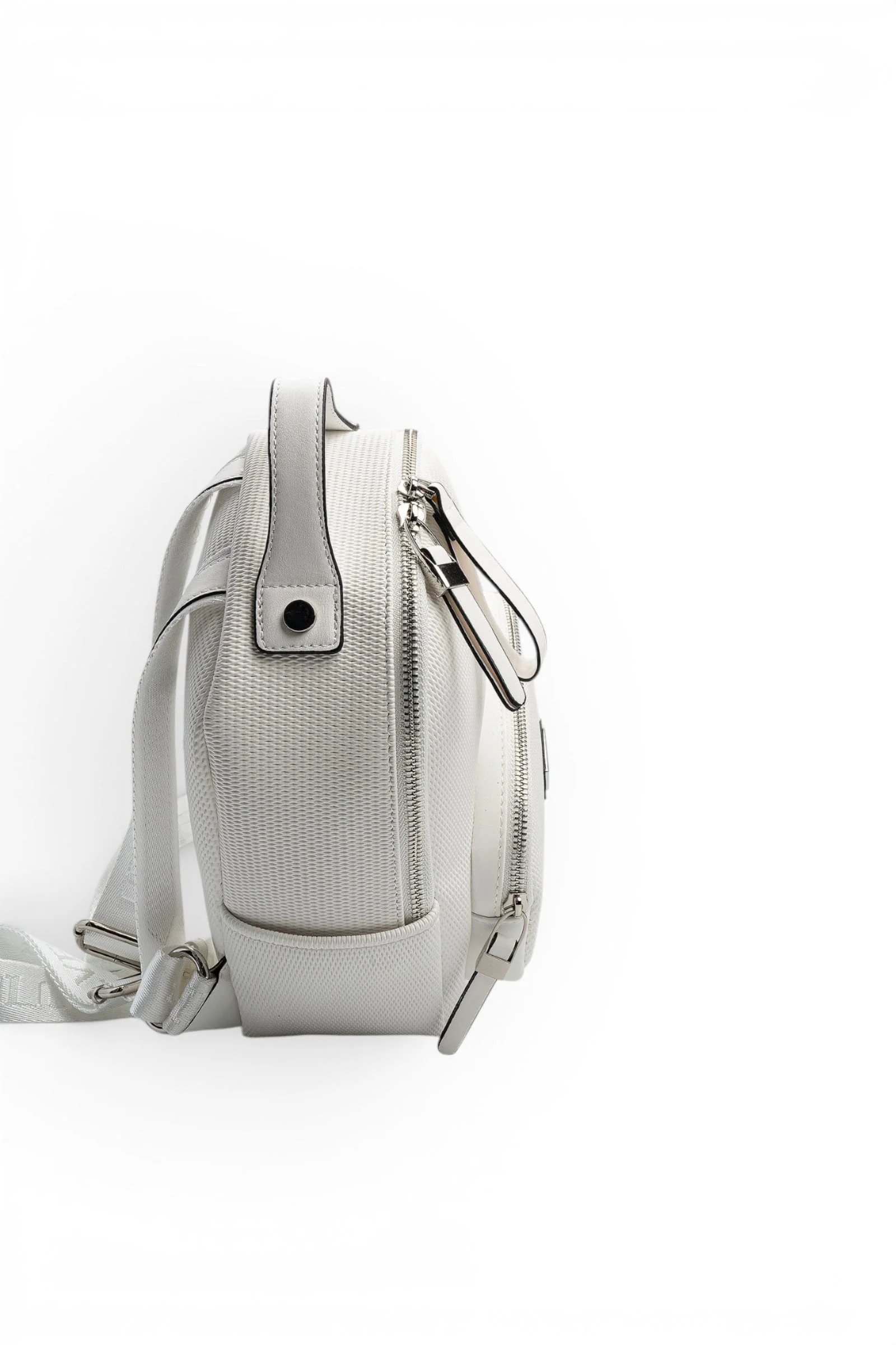 SP1130 Kadın Sırt Çantası Petek Beyaz - Beyaz SP1130-M86 4 Дамска раница Silver&Polo SP1130 от водоустойчива фолирана еко кожа в бял цвят