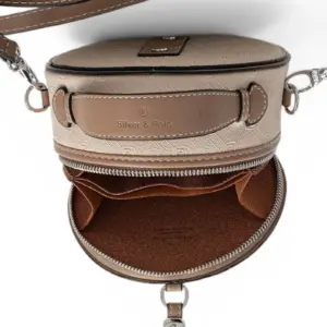 SP1163 Kadın Çapraz Çanta Fashion Bej - Latte SP1163-M158 4 Дамска чанта през рамо Silver&Polo SP1163 в бежов цвят от еко кожа