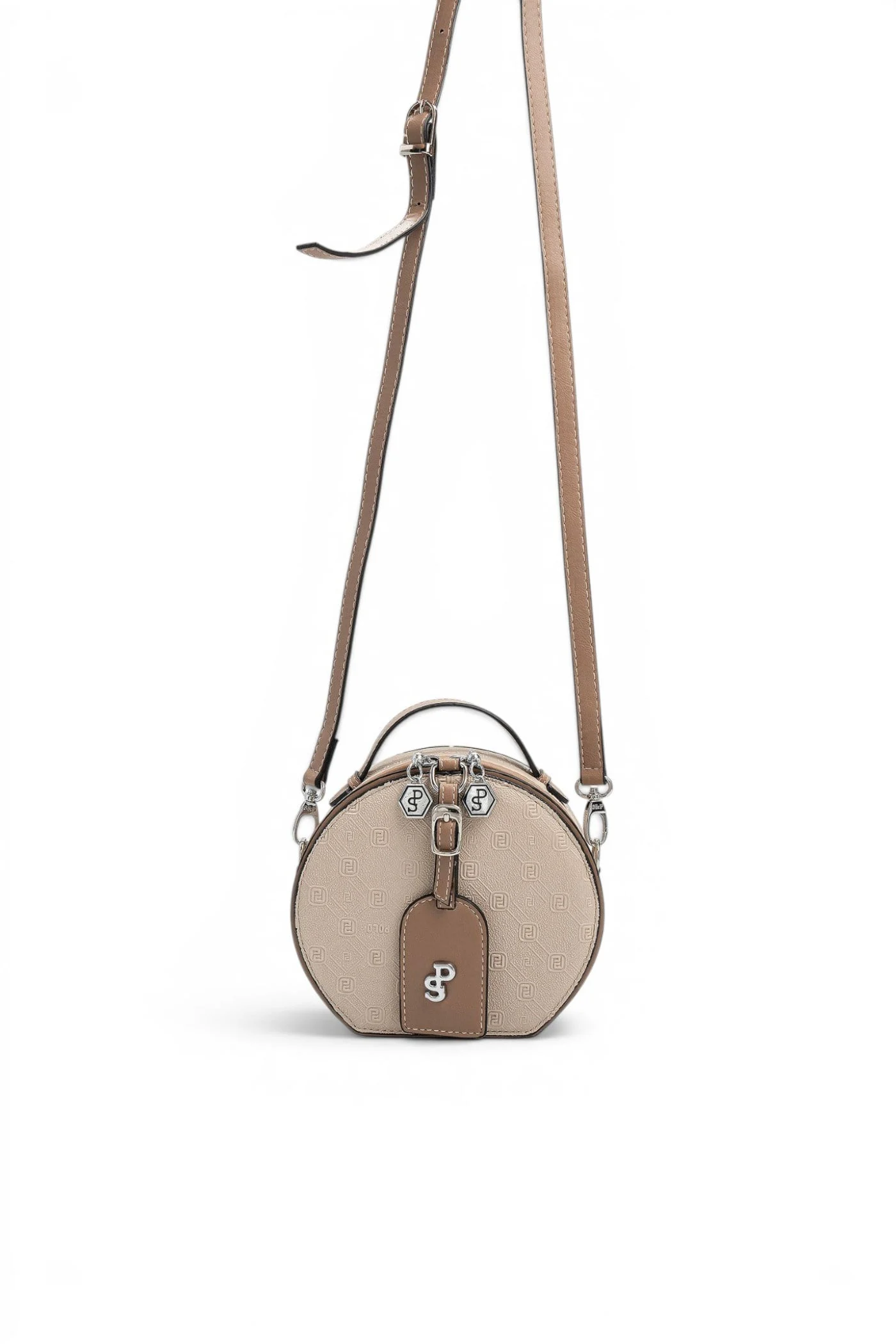 SP1163 Kadın Çapraz Çanta Fashion Bej - Latte SP1163-M158 Дамска чанта през рамо Silver&Polo SP1163 в бежов цвят от еко кожа