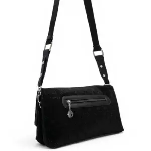SP1278 Kadın Çapraz Çanta Fashion Siyah - Siyah SP1278-M158 3 Дамска чанта Silver&Polo през рамо от черна еко кожа