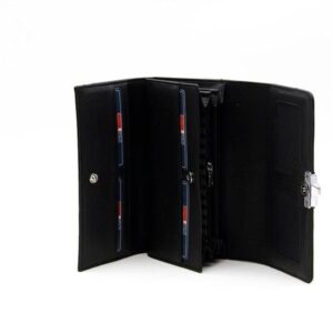 Черно дамско портмоне Silver&Polo от еко кожа
