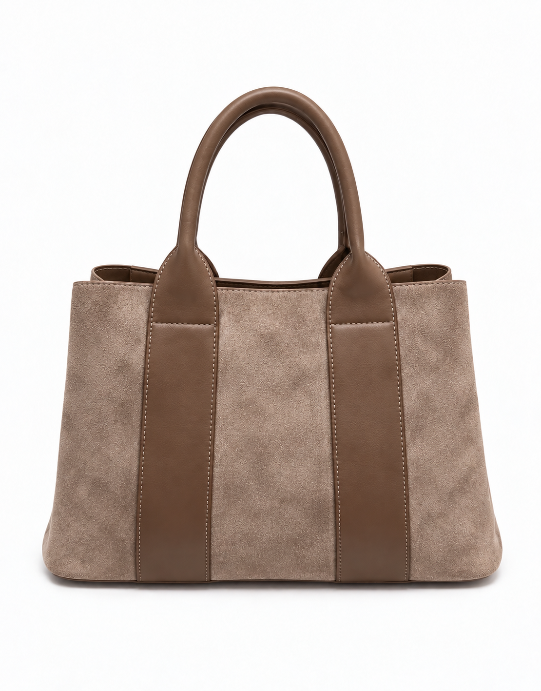 Дамска чанта Paolo Bags от еко велур Дамска чанта Paolo Bags от еко велур с къси дръжки