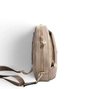 Дамска чанта SILVER&POLO SP1094 цвят визон през рамо