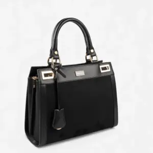 Дамска чанта SILVER&POLO SP1174 черна от еко велур