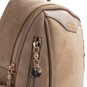 Визон лате дамска раница SILVER&POLO от еко велур