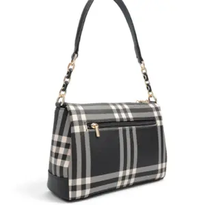 Дамска чанта SILVER&POLO черна от еко кожа