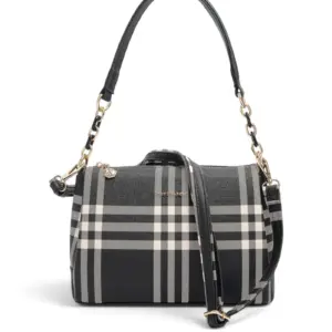 Дамска чанта SILVER&POLO черна от еко кожа