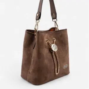 Дамска чанта SILVER&POLO кафява през рамо