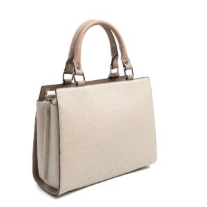 Silver Polo Bej - Latte Fashion Kadın El Çantası SP1174 3 Дамска чанта SILVER&POLO беж лате от еко кожа