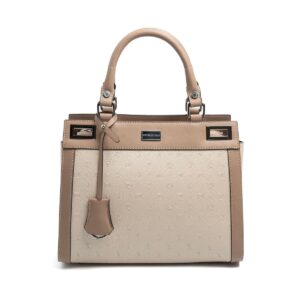 Дамска чанта SILVER&POLO беж лате от еко кожа