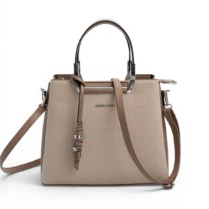 Дамска чанта SILVER&POLO Bej Latte от фолирана еко кожа