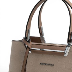 Дамска чанта SILVER&POLO Bej Latte от фолирана еко кожа
