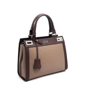 Дамска чанта SILVER&POLO визон кафе от еко кожа