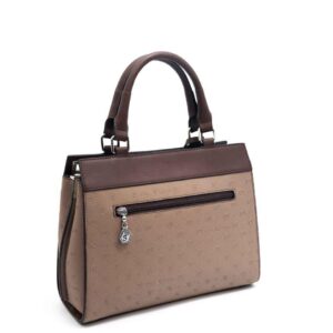 Silver Polo Bizon - Kahve Fashion Kadın El Çantası SP1174 3 Дамска чанта SILVER&POLO визон кафе от еко кожа